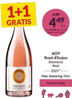 Intermarché AOP Rosé d'Anjou Dumnacus Rosé aanbieding