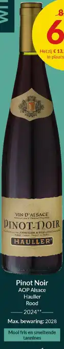Intermarché Pinot Noir AOP Alsace Hauller Rood aanbieding