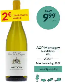 Intermarché AOP Montagny Les Millières Wit aanbieding