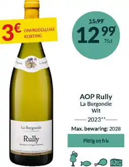 Intermarché AOP Rully La Burgondie Wit aanbieding