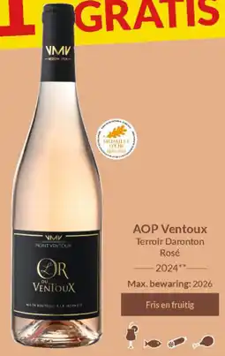 Intermarché AOP Ventoux Terroir Daronton Rosé 2024 aanbieding