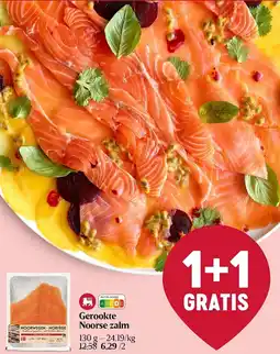 Delhaize Gerookte Noorse zalm aanbieding