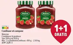 Delhaize Materne Confituur of compote aanbieding