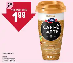 Delhaize Emmi Latte macchiato Verse koffie aanbieding