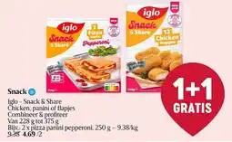 Delhaize Iglo Snack & Share aanbieding