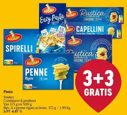 Delhaize Soubry pasta aanbieding