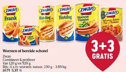 Delhaize Zwan Worsten of bereide schotel aanbieding