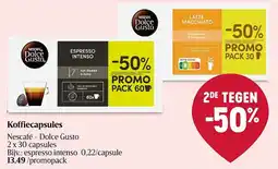 Delhaize Nescafé Dolce Gusto Koffiecapsules aanbieding