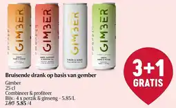 Delhaize Gimber Bruisende drank op basis van gember aanbieding