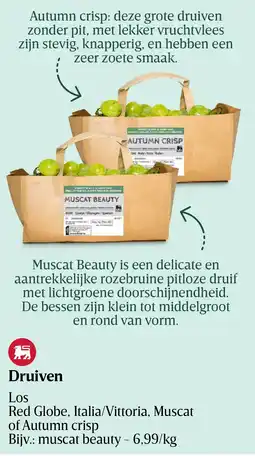 Delhaize Druiven aanbieding