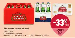 Delhaize Bier met of zonder alcohol aanbieding