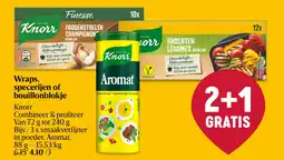 Delhaize Wraps, specerijen of bouillonblokje aanbieding