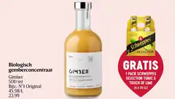 Delhaize Biologisch gemberconcentraat aanbieding