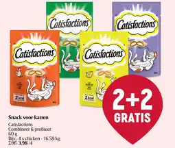 Delhaize Snack voor katten aanbieding