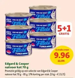 Maxi Zoo Edgard & Cooper natvoer kat 70 g aanbieding