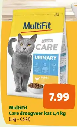Maxi Zoo MultiFit Care droogvoer kat 1,4 kg aanbieding