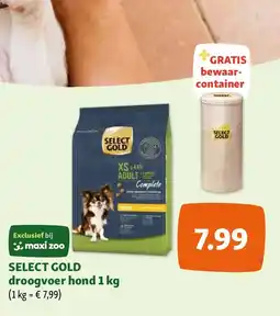Maxi Zoo SELECT GOLD droogvoer hond 1 kg aanbieding