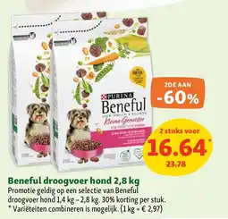 Maxi Zoo Beneful droogvoer hond 2,8 kg aanbieding