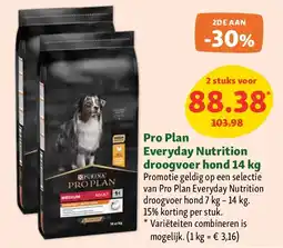 Maxi Zoo Pro Plan Everyday Nutrition droogvoer hond 14 kg aanbieding