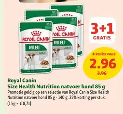 Maxi Zoo Royal Canin Size Health Nutrition natvoer hond 85 g aanbieding