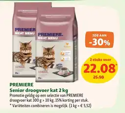 Maxi Zoo PREMIERE Senior droogvoer kat 2 kg aanbieding