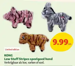 Maxi Zoo KONG Low Stuff Stripes speelgoed hond aanbieding