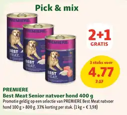 Maxi Zoo PREMIERE Best Meat Senior natvoer hond 400 g aanbieding