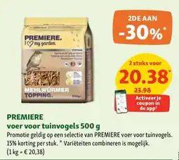 Maxi Zoo PREMIERE voer voor tuinvogels 500 g aanbieding
