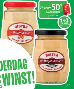 Intermarché Bister mayonaise met eieren of met mosterd aanbieding