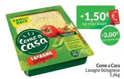 Intermarché Come a Casa Lasagne bolognese aanbieding