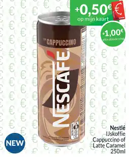 Intermarché Nestlé IJskoffie Cappuccino of Latte Caramel aanbieding