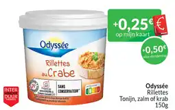 Intermarché Odyssée Rillettes Tonijn, zalm of krab aanbieding