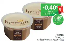 Intermarché Herman Desserts aanbieding