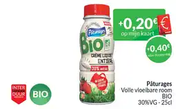 Intermarché Pâturages Volle vloeibare room BIO 30%VG aanbieding