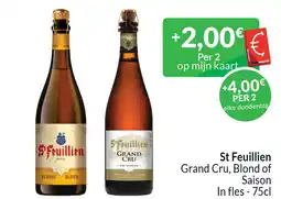 Intermarché St Feuillien Grand Cru, Blond of Saison aanbieding