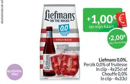 Intermarché Liefmans 0,0%, Perzik 0,0% of fruitesse of Chouffe aanbieding