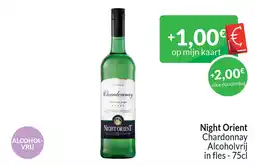 Intermarché Night Orient Chardonnay Alcoholvrij in fles aanbieding