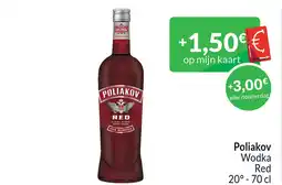 Intermarché Poliakov Wodka Red 20° aanbieding