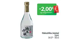 Intermarché Hakushika Junmai Saké 14.5° aanbieding