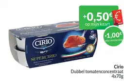 Intermarché Cirio Dubbel tomatenconcentraat aanbieding