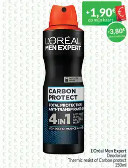 Intermarché L'Oréal Men Expert Deodorant Thermic resist of Carbon protect aanbieding
