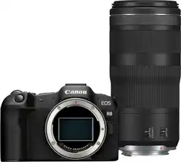 Coolblue Canon EOS R8 + RF 100-400 mm f/5.6-8 IS USM aanbieding