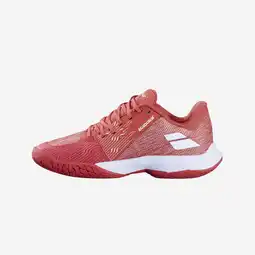 Decathlon Multicourt tennisschoenen voor dames Jet Tere 2 roze wit aanbieding