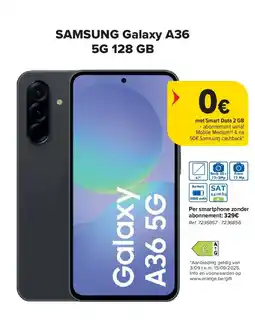 Carrefour SAMSUNG Galaxy A36 5G 128 GB aanbieding