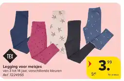 Carrefour Legging voor meisjes aanbieding
