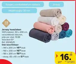Carrefour Jersey hoeslaken aanbieding