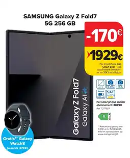 Carrefour SAMSUNG Galaxy Z Fold7 5G 256 GB aanbieding