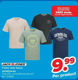 Carrefour T-shirt voor heren Jack&Jones aanbieding