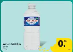 Carrefour Water Cristaline aanbieding