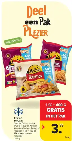 Carrefour Frieten McCain aanbieding